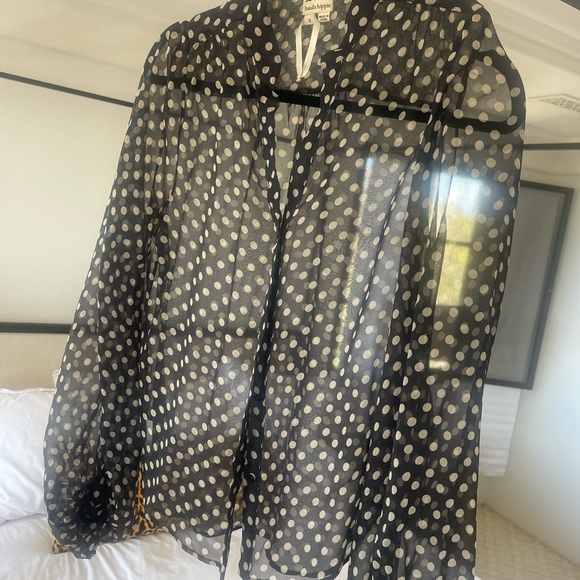 Haute Hippy, black and white polkadot blouse - Picture 3 of 3